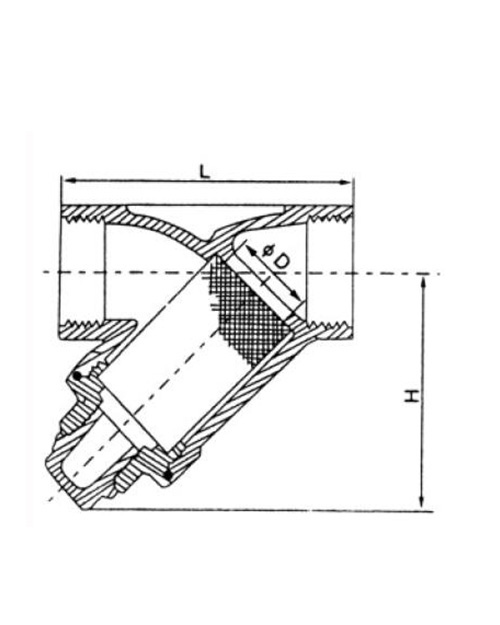 QL11W-40P系列過濾器畫線圖